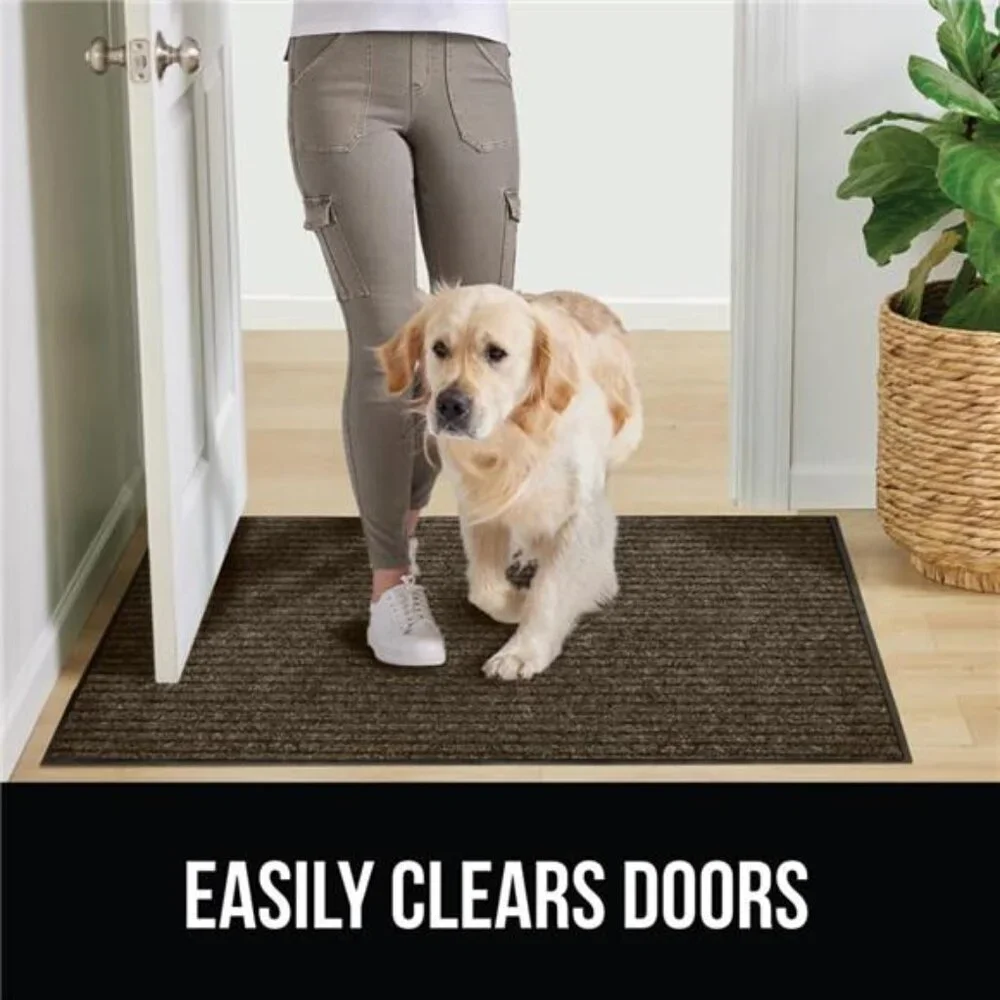 Waterproof Heavy Duty Traffic Guard Doormat, 2 Pack, Stain and Fade Resistant